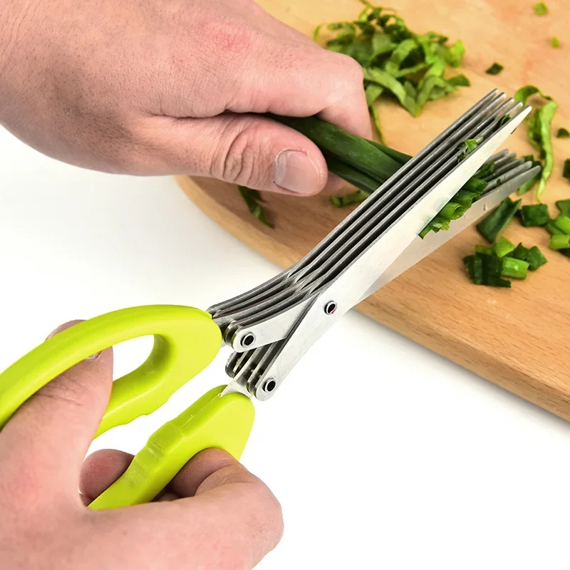 Kitchen Gadgets Sale - Tijeras de cocina multicapa, cortador de