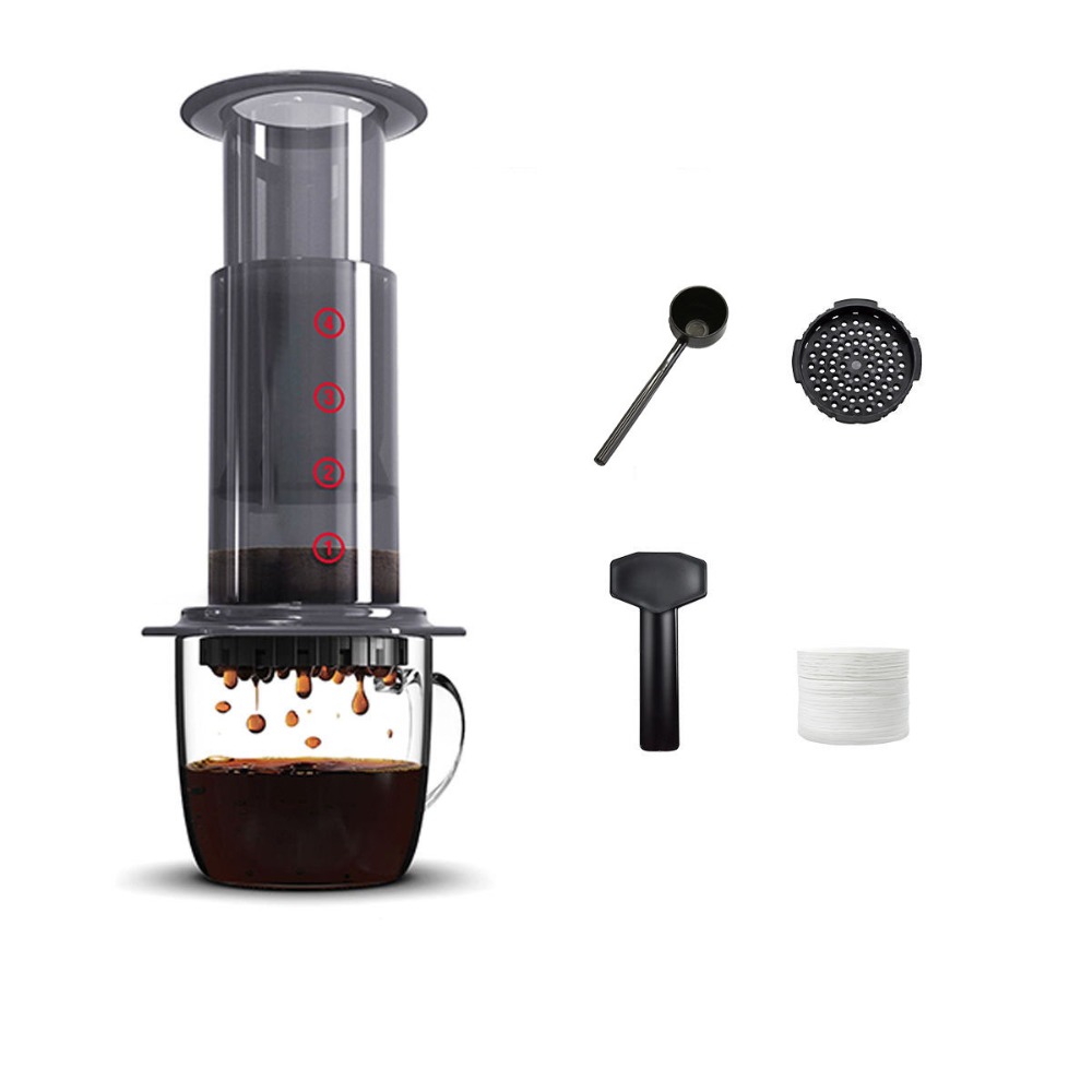 French Press Coffee Maker - Share Pot-hervidor de café portátil, cafetera