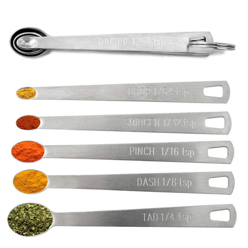 Kitchen Gadgets Small - Mini cuchara medidora de acero inoxidable,