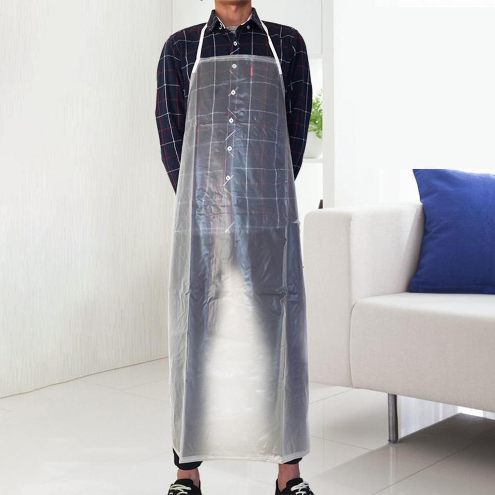 Kitchen Gadgets For Women - Delantal impermeable transparente PVC delantal Cocina