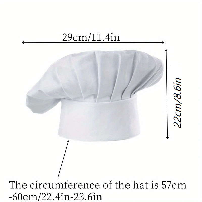 Gorro de Chef para Adultos, 3  - Kitchen Gadgets Sale reseña y precio