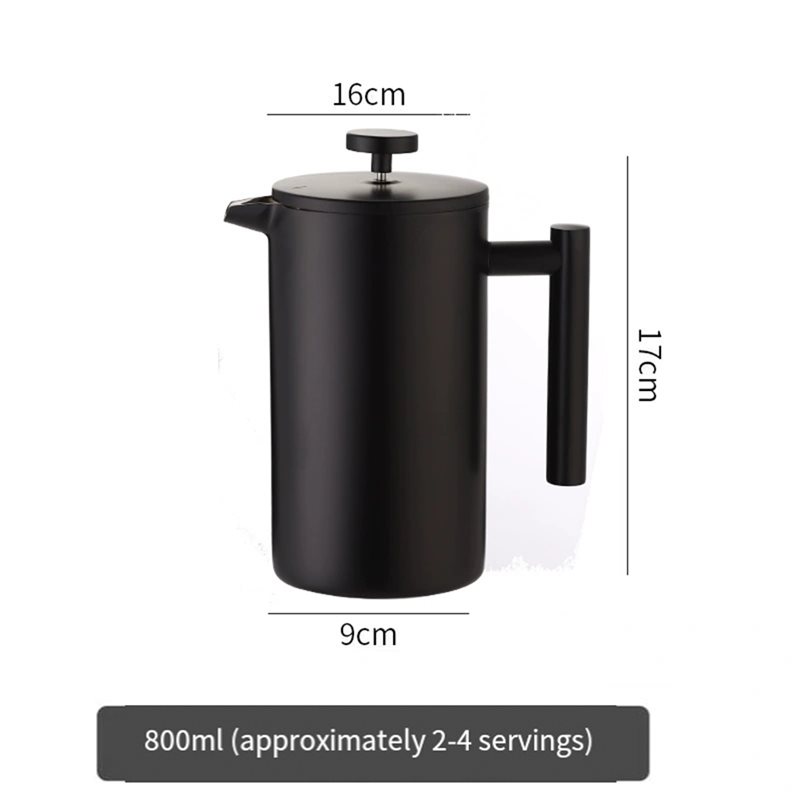 Cafetera ABCA, Prensa Francesa - French Press Coffee Maker reseña y precio