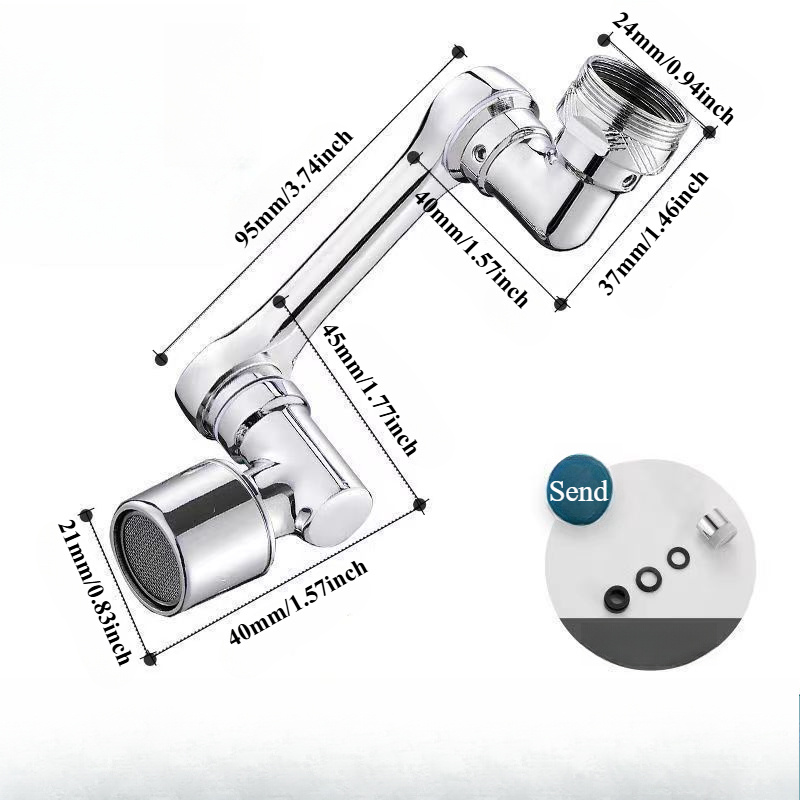 Nuevo Universal 1080 °   Grifo - Kitchen Gadgets Mixer reseña y precio