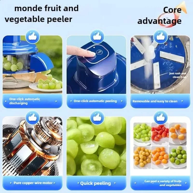 Máquina peladora de uvas eléct - Kitchen Gadgets Of 2025 reseña y precio