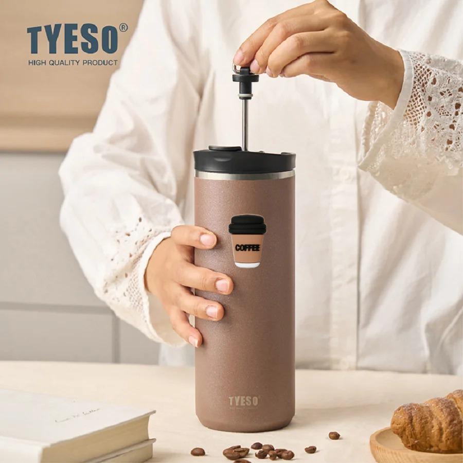 Termo Tyeso de 750ml, Prensa F - French Press Coffee Maker reseña y precio